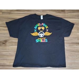 2018 Amazon AMZL PEAK Delivering Smiles T-shirt